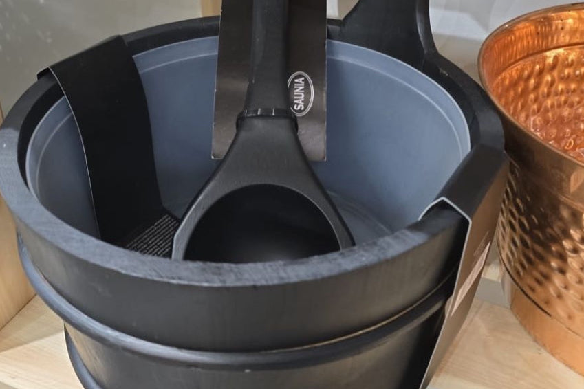 Sauna Houten Emmer 4L met Lepel